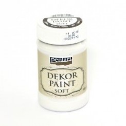 PENTART Боя за декорация SOFT 100мл - бял P21472 