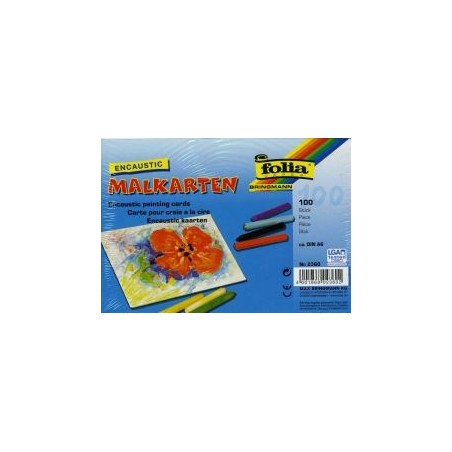 Eнкаустика-ENCAUSTIC Card -картон А6- Пакет 100 бр.