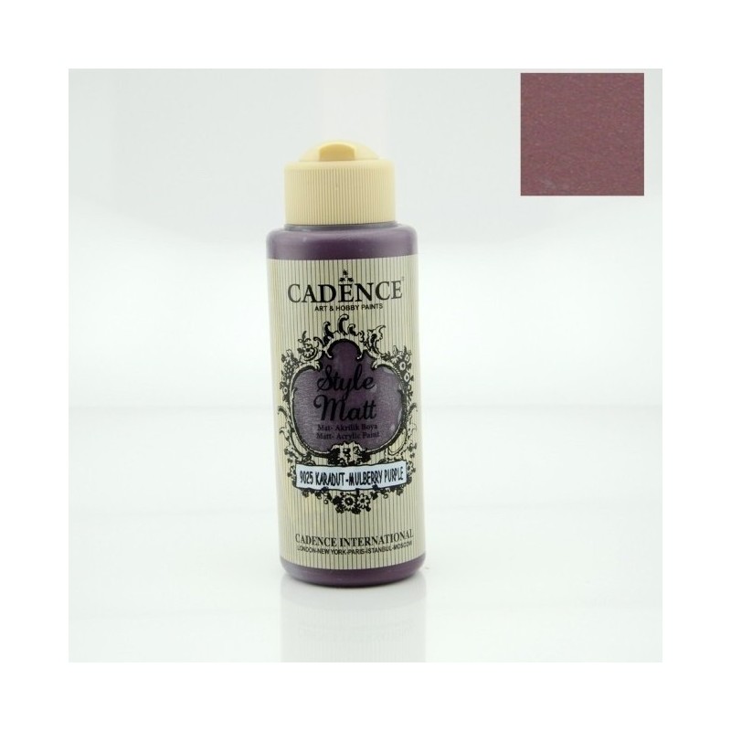 CADENCE STYLE MATT 9025 mullberry purple акрилна боя 120мл