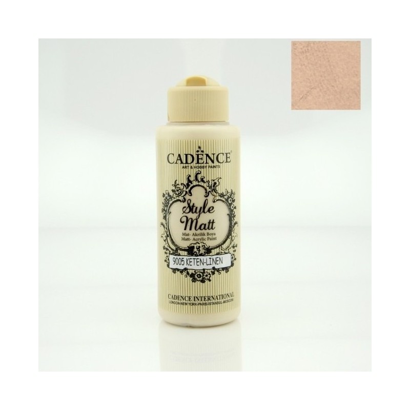 CadenceSTYLE MATT 9005 LINEN акрилна боя 120мл