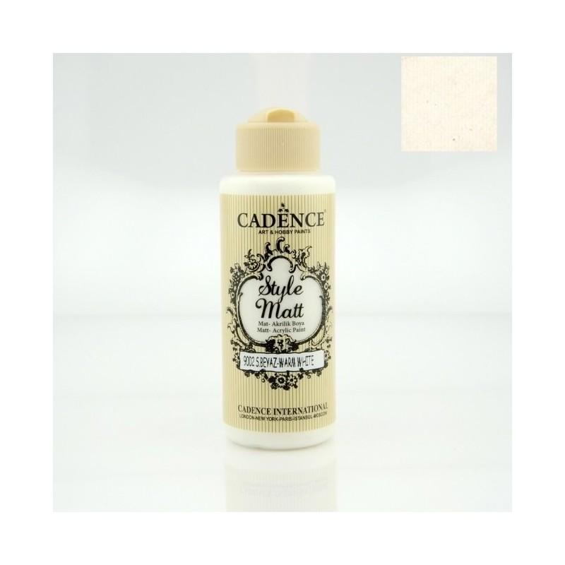 CADENCE STYLE MATT 9002 WARM WHITE акрилона боя 120мл