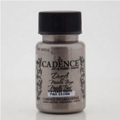 Cadence Dora супер металик акрилна 170 PINK-BROWN боя -50 мл