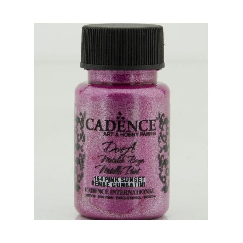 Cadence Dora супер металик акрилна 164 PINK SUNSET боя -50 мл