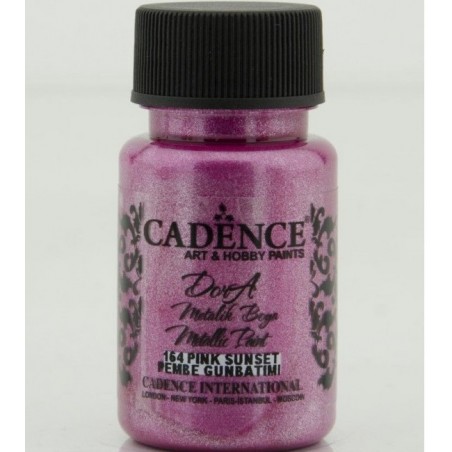 Cadence Dora супер металик акрилна 164 PINK SUNSET боя -50 мл