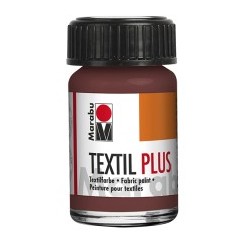 Кафява Боя за Рисуване върху Тъмен Текстил Marabu Textil Plus - Междинно