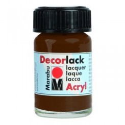 Акрилна боя гланц Decorlack Acryl Marabu средно кафяво 040
