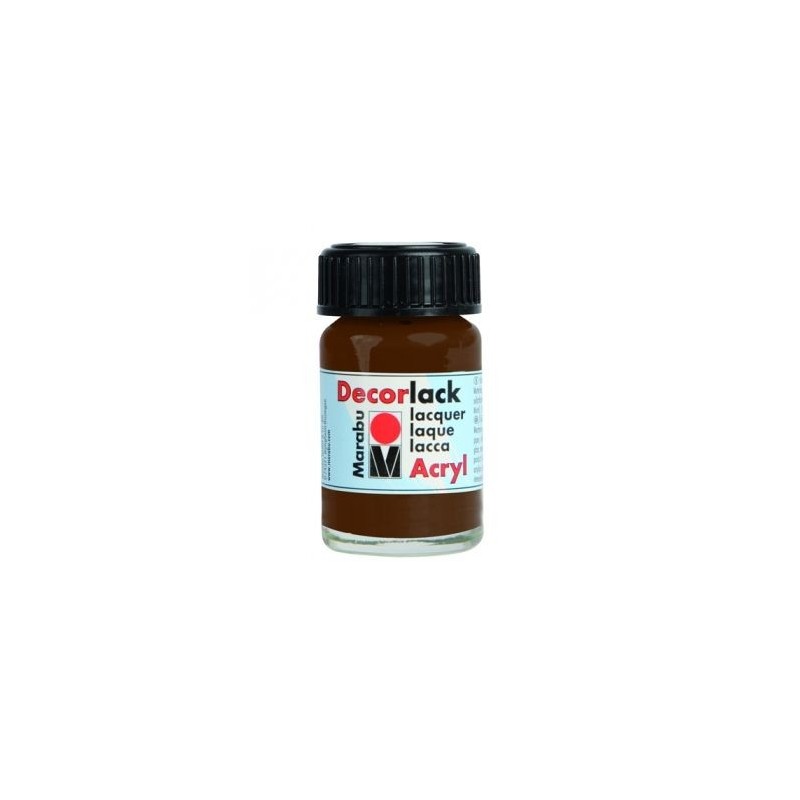 Акрилна боя гланц Decorlack Acryl Marabu средно кафяво 040