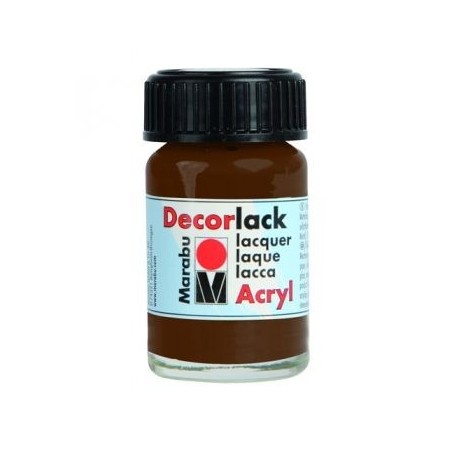 Акрилна боя гланц Decorlack Acryl Marabu средно кафяво 040