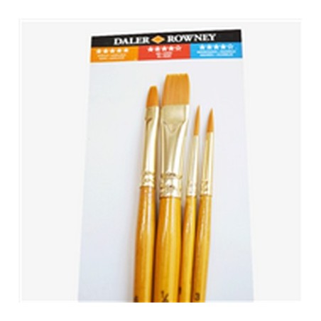  DALER ROWNEY ЧЕТКИ SIMPLY 402, TAKLON 4БР 