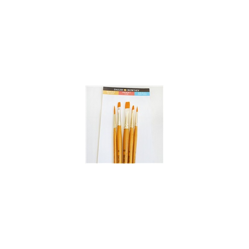 DALER ROWNEY ЧЕТКИ SIMPLY 501, TAKLON 5 БР