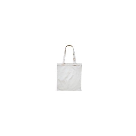 БЯЛ ТЕКСТИЛ чанта дълги дръжки 38/42 cm