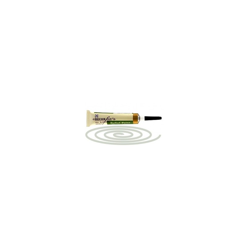 DECORFIN RELIEF, Talens 20ml - Контур за стъкло и др. повърхности - Сребро