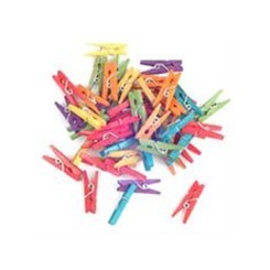 СТЕЛА АРТ ЩИПКА 25 MM ЦВЕТНА МИКС 50 БР