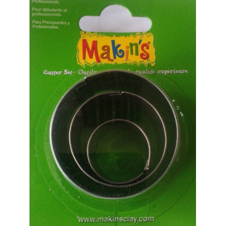CUTTERS MAKINS - Метални форми за изрязване 3 бр кръг