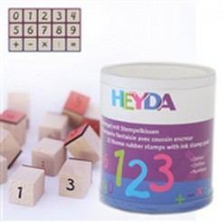 Heyda печати 15+1 бр., -78-Цифри