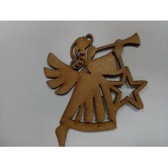 МДФ ФИГУРКА ЗА КОЛЕДНА ЕЛХА АНГЕЛЧЕ