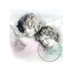 САЛФЕТКИ Sagen Vintage  33*33 cm, 20 бр, SVD014-АНГЕЛИ