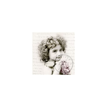САЛФЕТКИ Sagen Vintage  33/33 cm, 20 бр, SVD018 МОМИЧЕНЦЕ