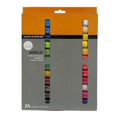 DALER ROWNEY ACRYLIC 24-КОМЛПЕКТ24цв по 12мл