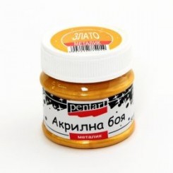 PENTART Акрилна боя металик 50мл - злато P2220 